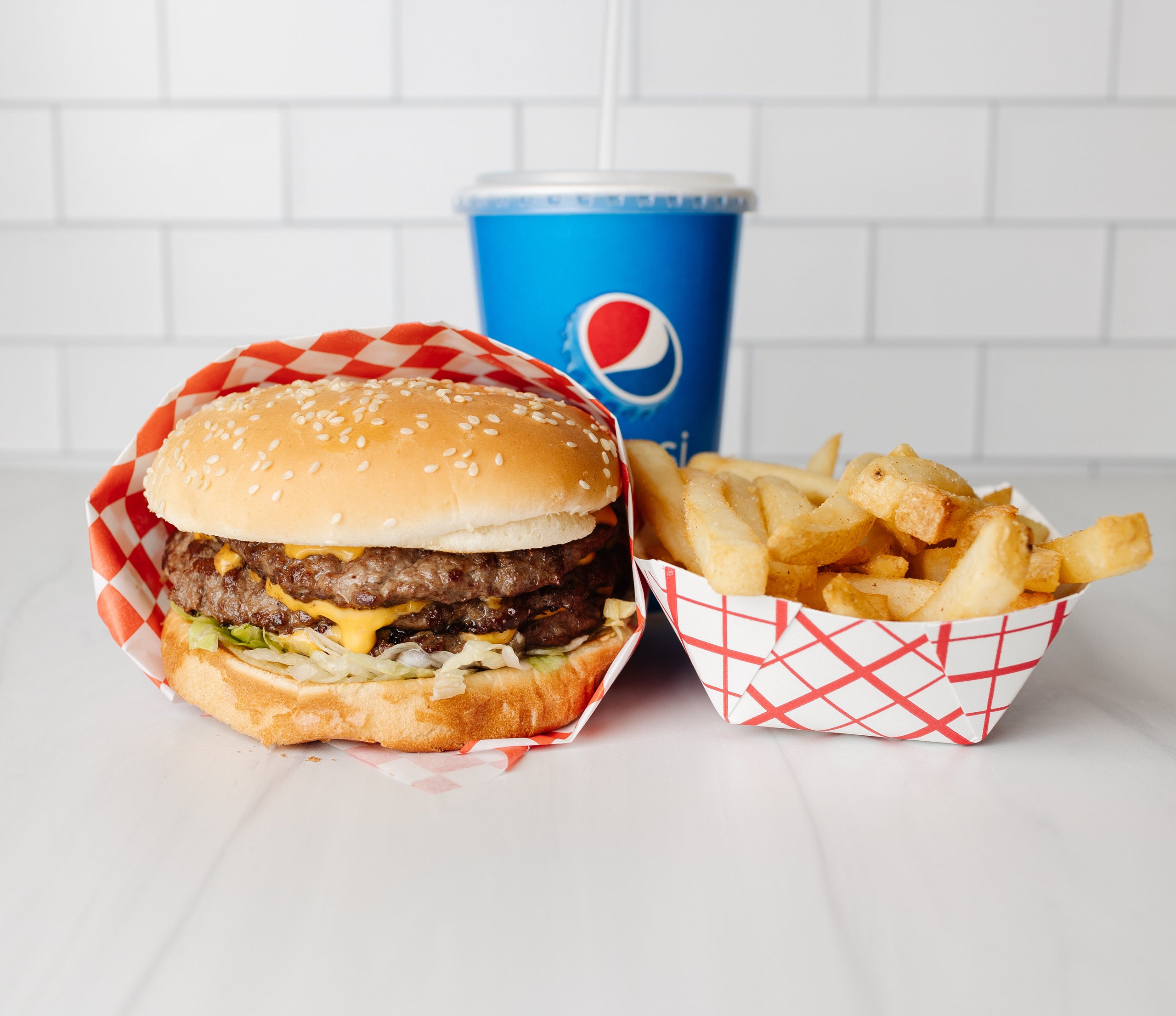 Friday Special Super Double Cheese Combo Nebo Queen DriveInn